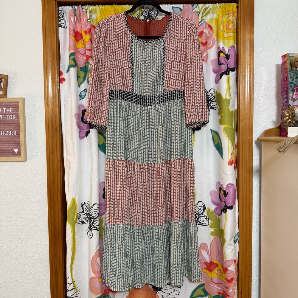 Orange Creek Multicolor Long Sleeve Dress